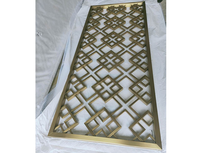 不锈钢管制屏风