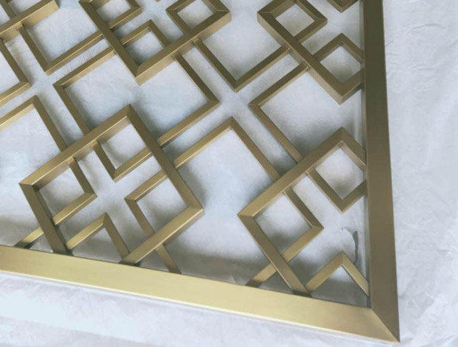 不锈钢管制屏风