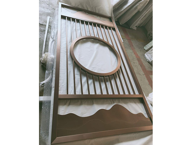 不锈钢管制屏风