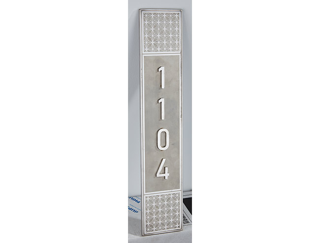 蚀刻门牌